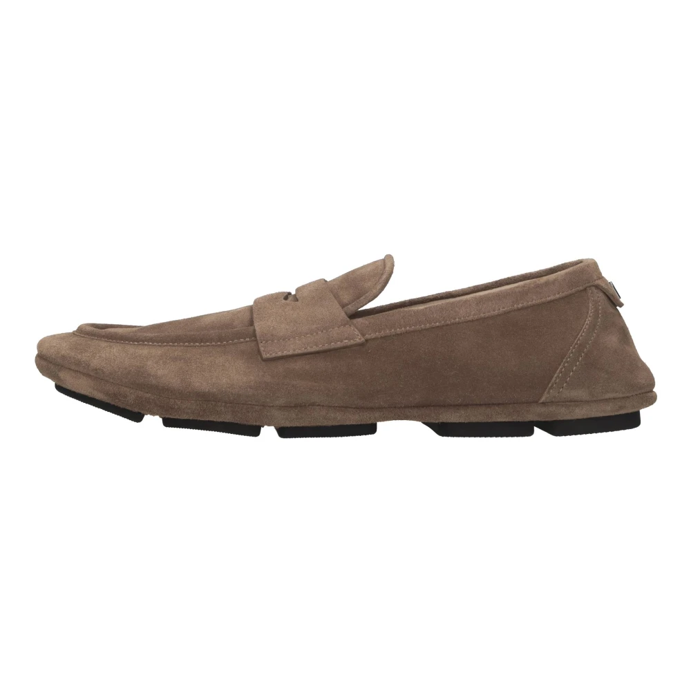 Dolce & Gabbana Uomo Marrone - Mocassini - Shoes - 44 Eu