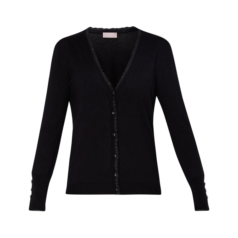 Liu Jo Geknoopte Cardigan Sweater Black Dames