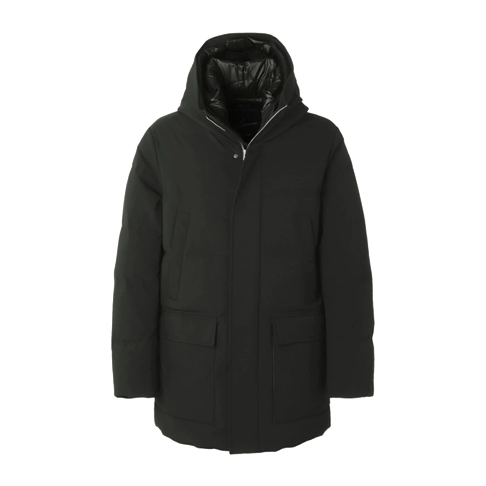 Montecore Men's Gray Down Filled Parka - Down Coats - M - Coats