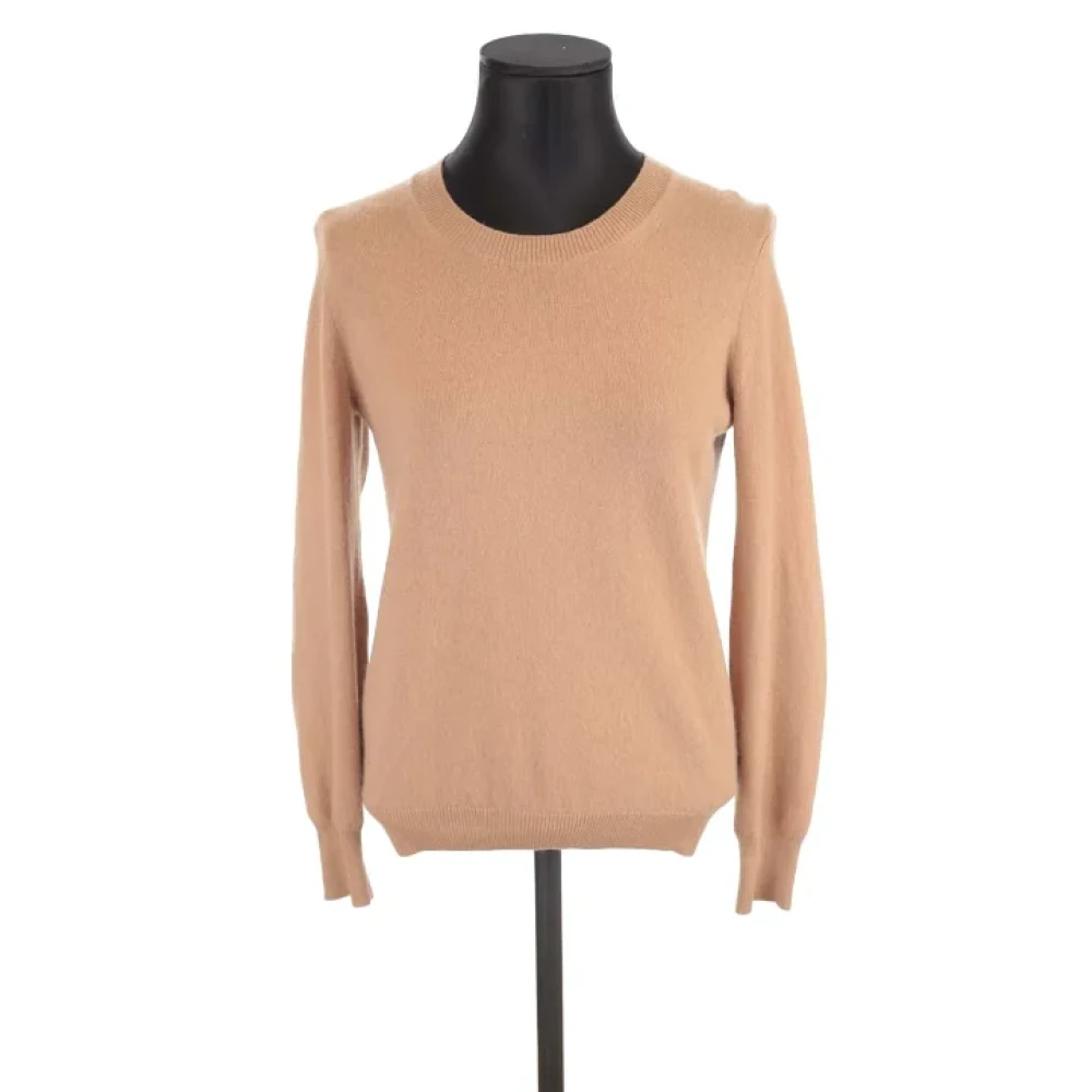 Burberry Vintage Pre-owned Cashmere tops Brown Dames