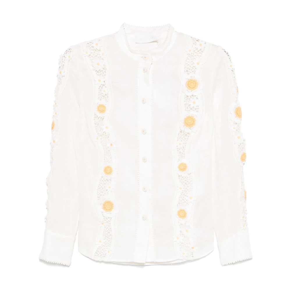 Zimmermann Ivoor Damesoverhemden White Dames