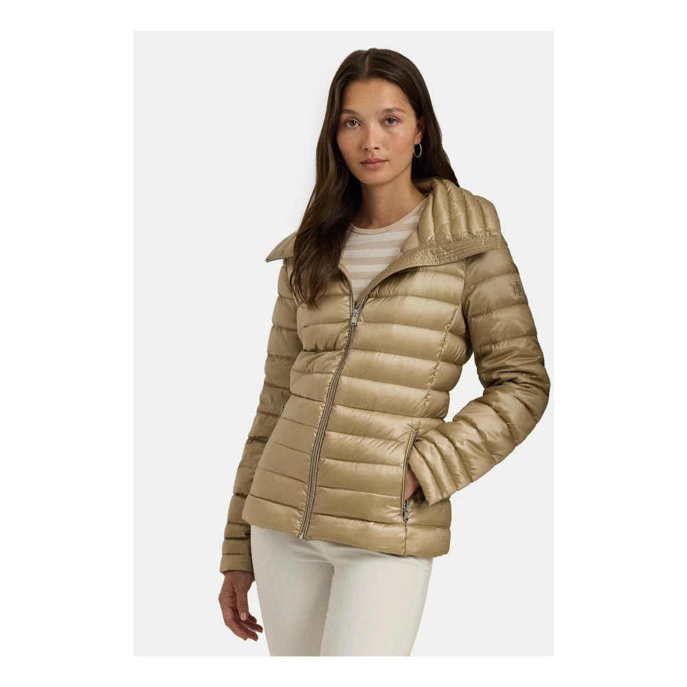 Ralph Lauren Geïsoleerde Jas Beige Dames