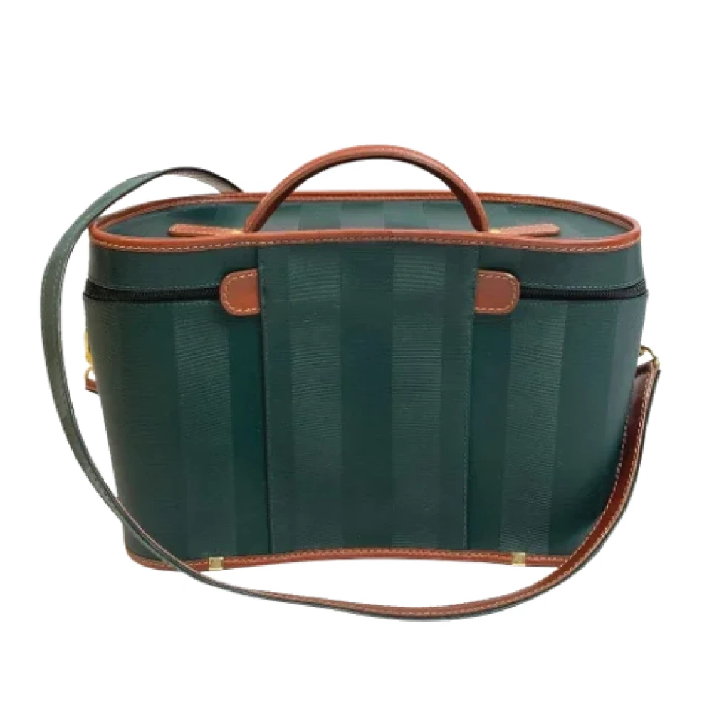 Fendi Vintage Pre-owned Leather fendi-bags Green Dames