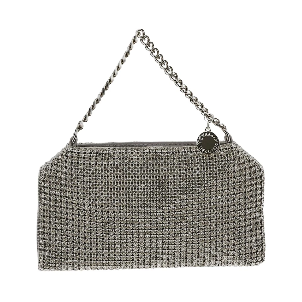 Stella Mccartney Kristallen Falabella Tas van Polyester Gray Dames