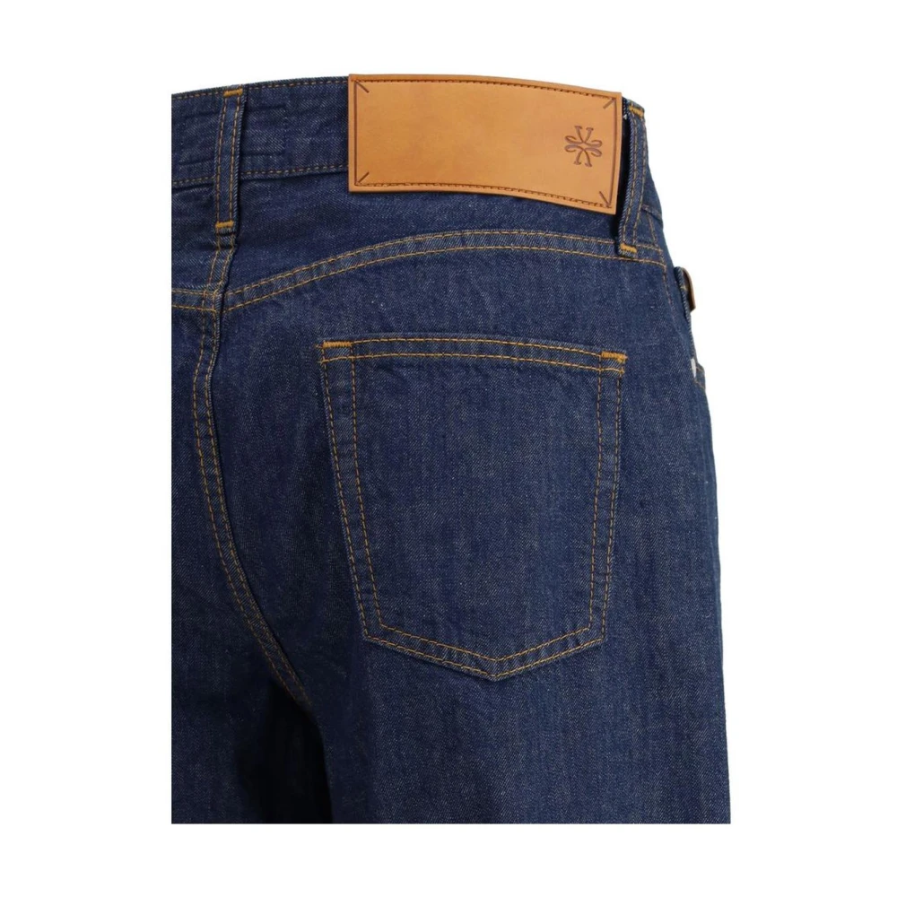 Jacob Cohën Klassieke Straight Leg Jeans met Vijf Zakken Blue Dames