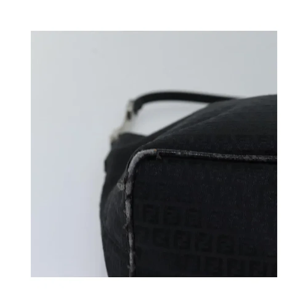 Fendi Vintage Pre-owned Canvas handbags Black Dames