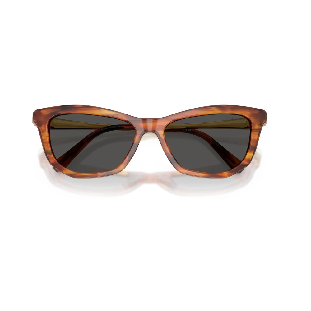 Swarovski Unisex Brown Sunglasses, 56 Mm, Occhiali Da Sole