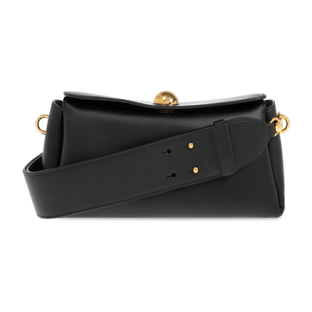 Ami Paris Unisex Nero Borse, Taglia Unica, New,