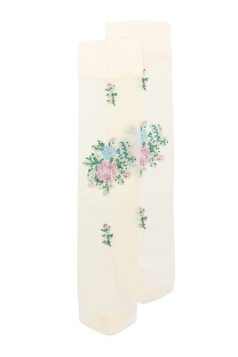 beige-elasticated-trim-socks