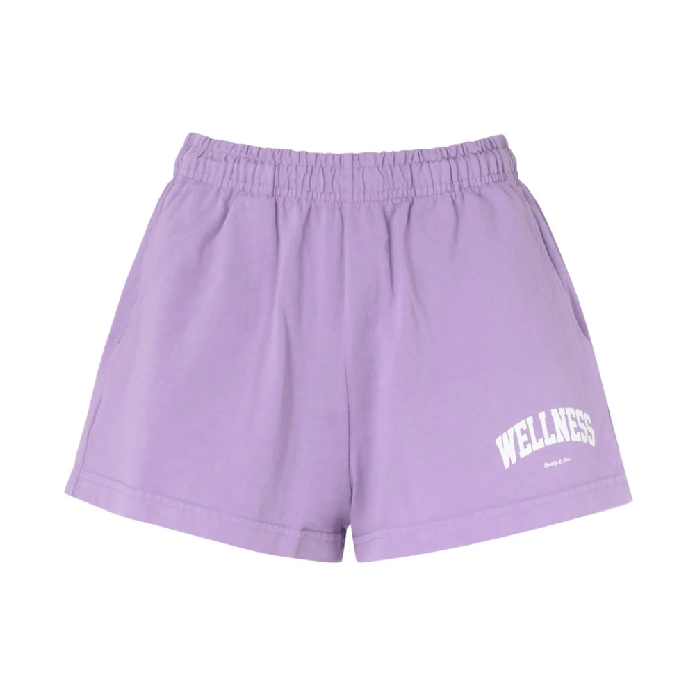 Sporty & Rich Disco Ivy Shorts in Violet Purple Dames