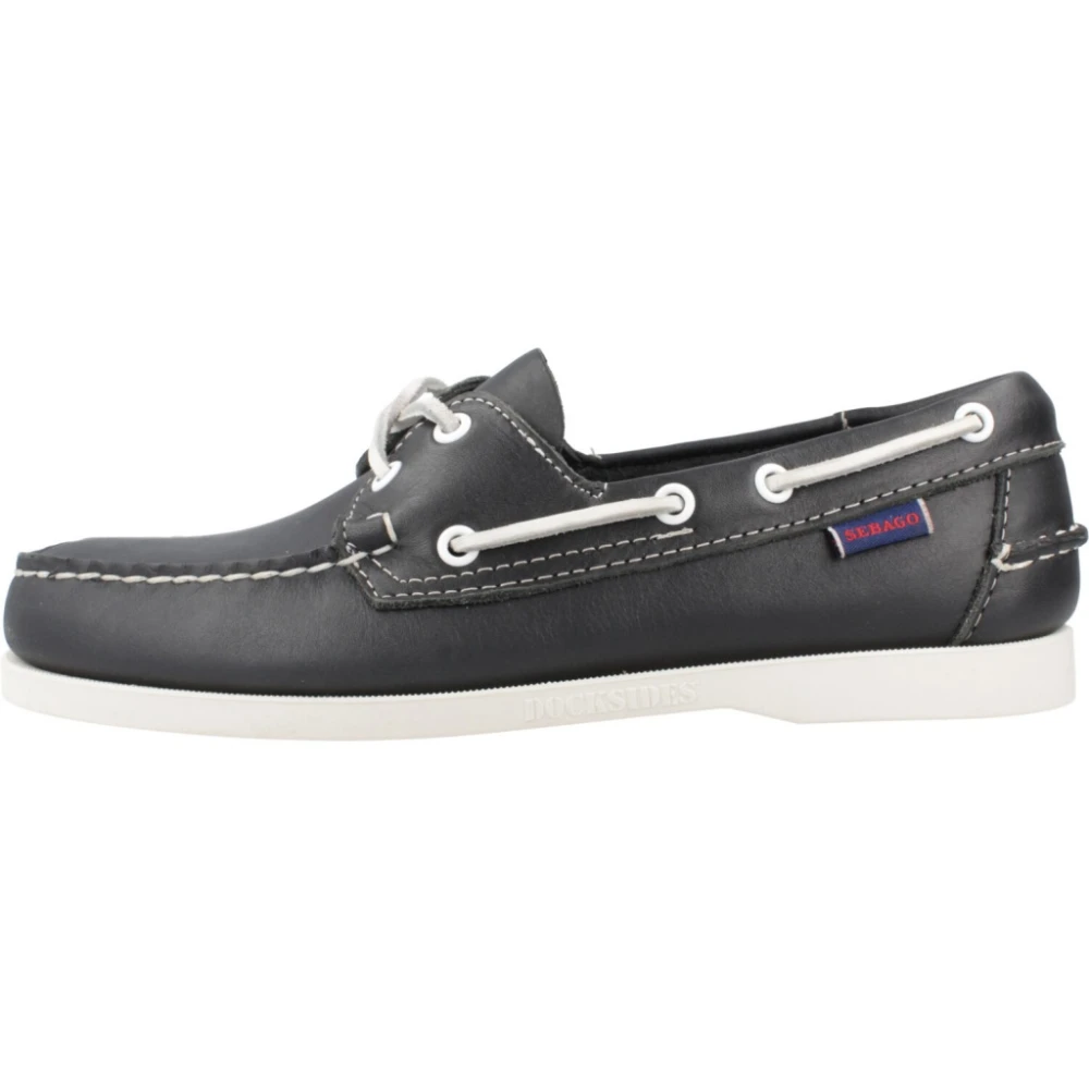 Sebago Blue Portland Boat Shoes - Male - Boat Shoes - 7 Uk - Shoes