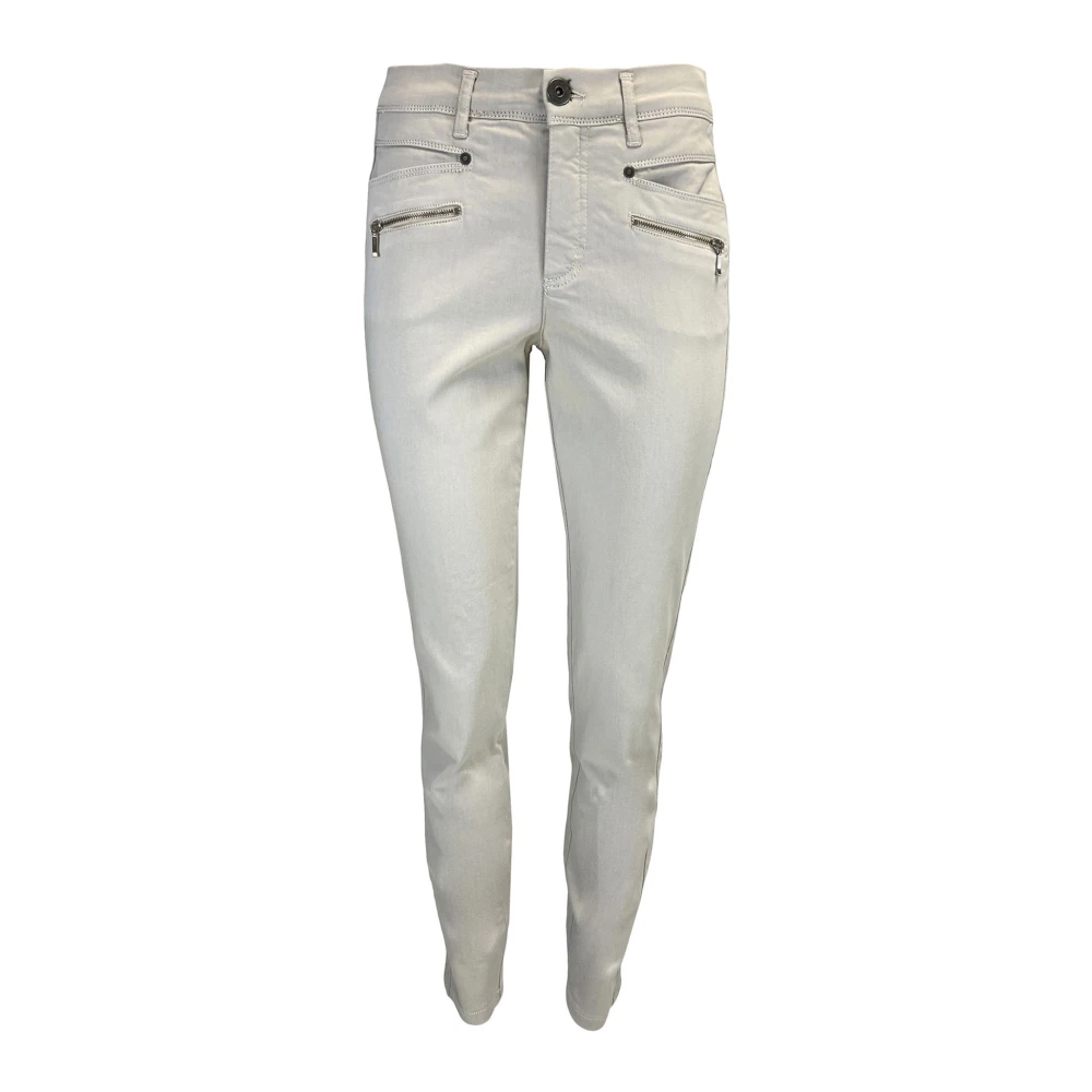 2-Biz Slim Fit Broek White Dames