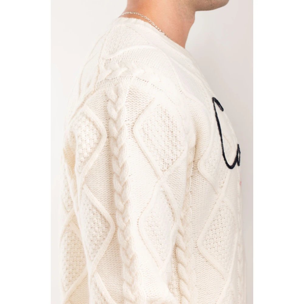 MC2 Saint Barth Kabeltrui in Bergen Cortina White Heren