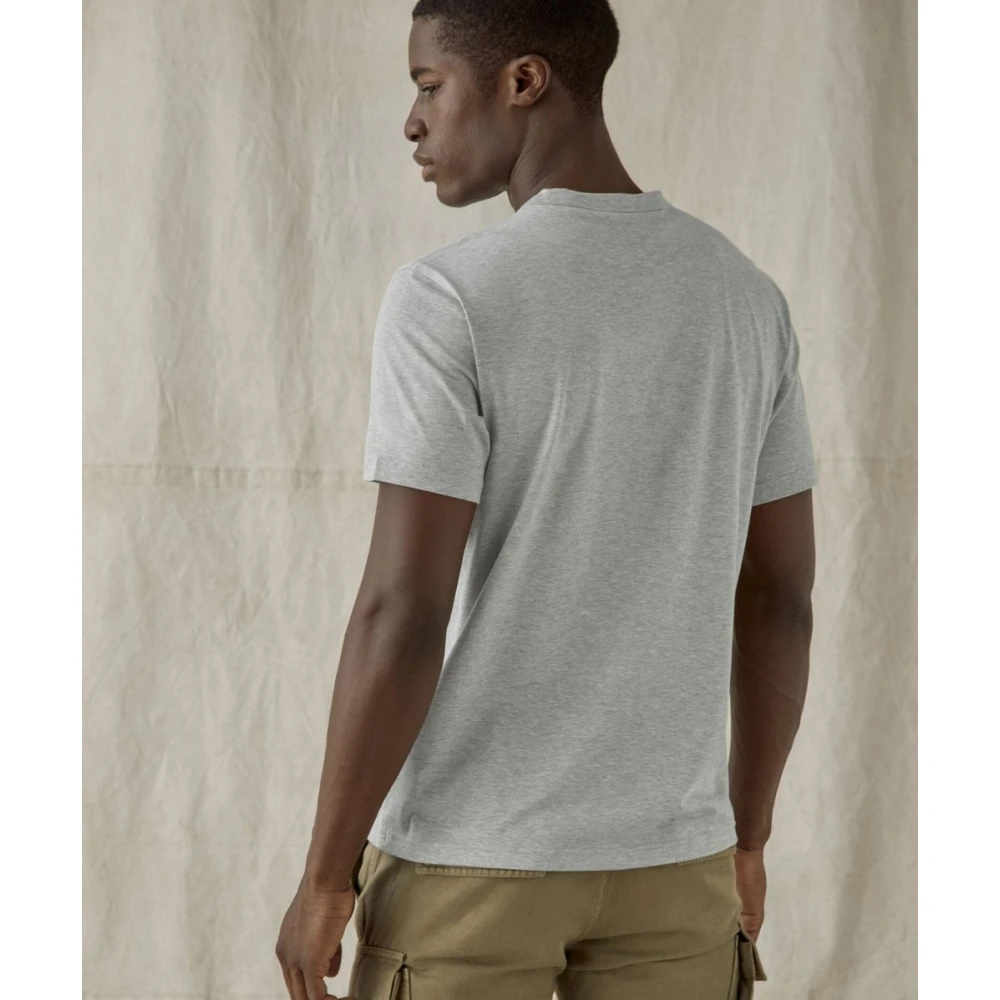 Belstaff Lichtgewicht Crew Neck T-Shirt Gray Heren