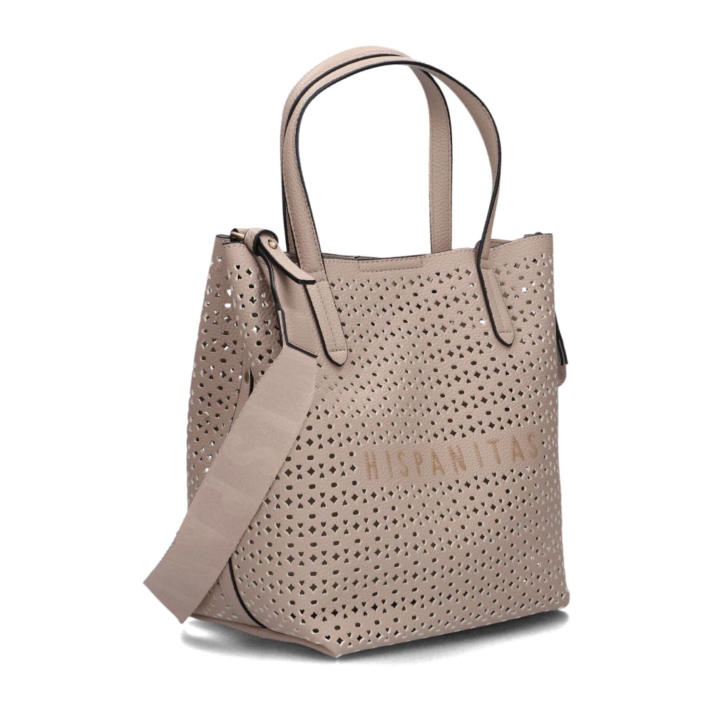 Hispanitas Taupe Dames Handtassen Bv253972 Beige Dames