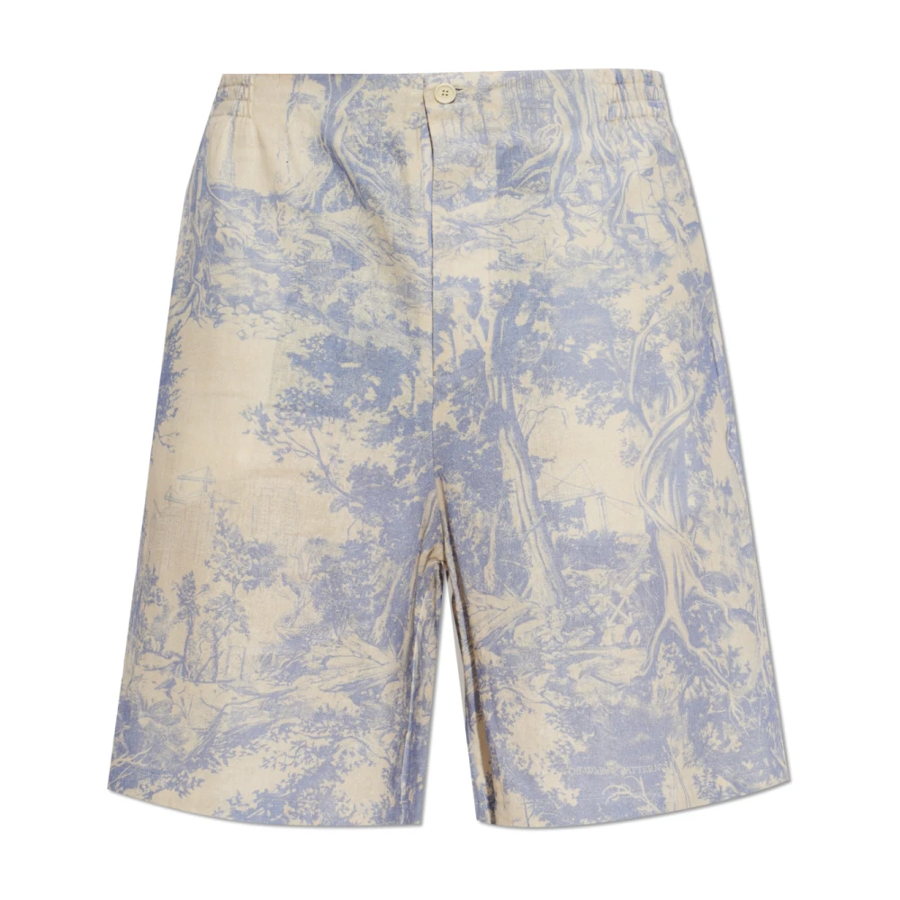 Off White Uomo Beige - Shorts Stampati - Shorts - Xl