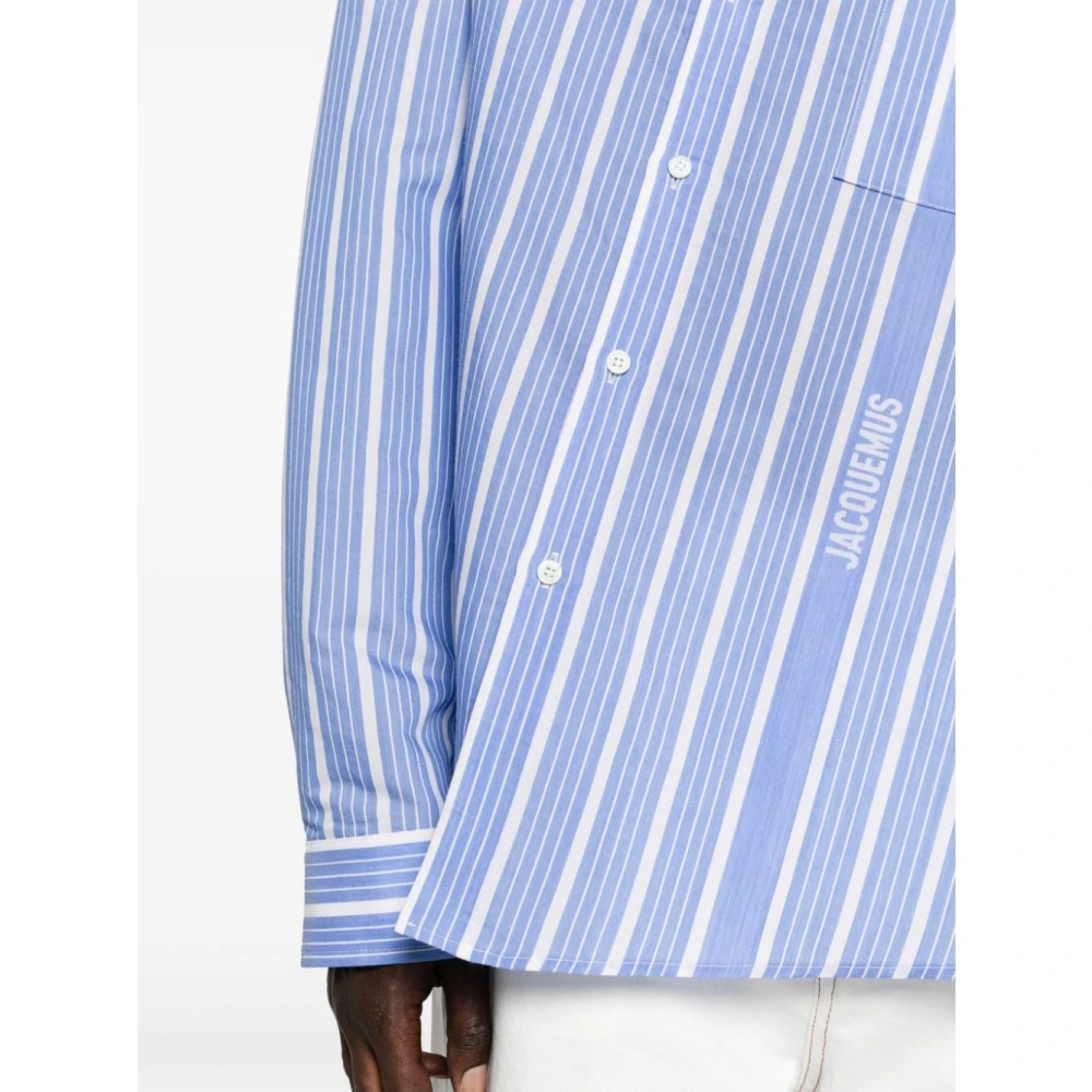 Jacquemus Shirts Blue Heren