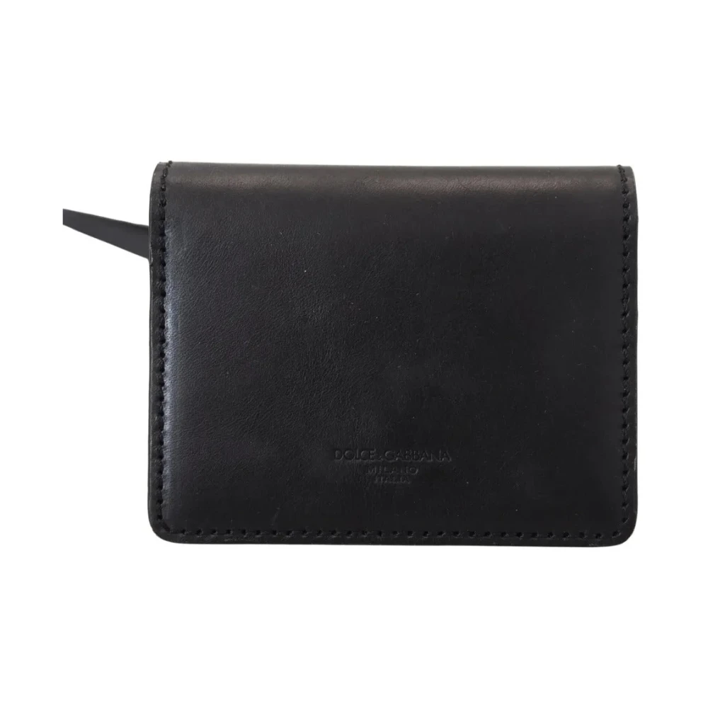Dolce & Gabbana Women's Black Wallets & Cardholders, One Size, Bifold Shoulder Sling Wallet