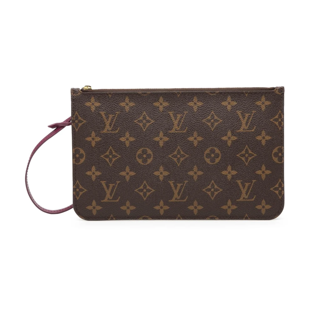 Louis Vuitton Vintage Women's Brown Pre-Owned Printed Pouch