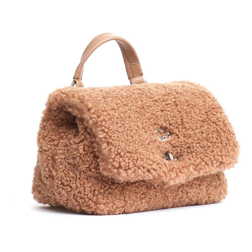 Zanellato Cuoio Handtas Postina Baby Dolly Beige Dames