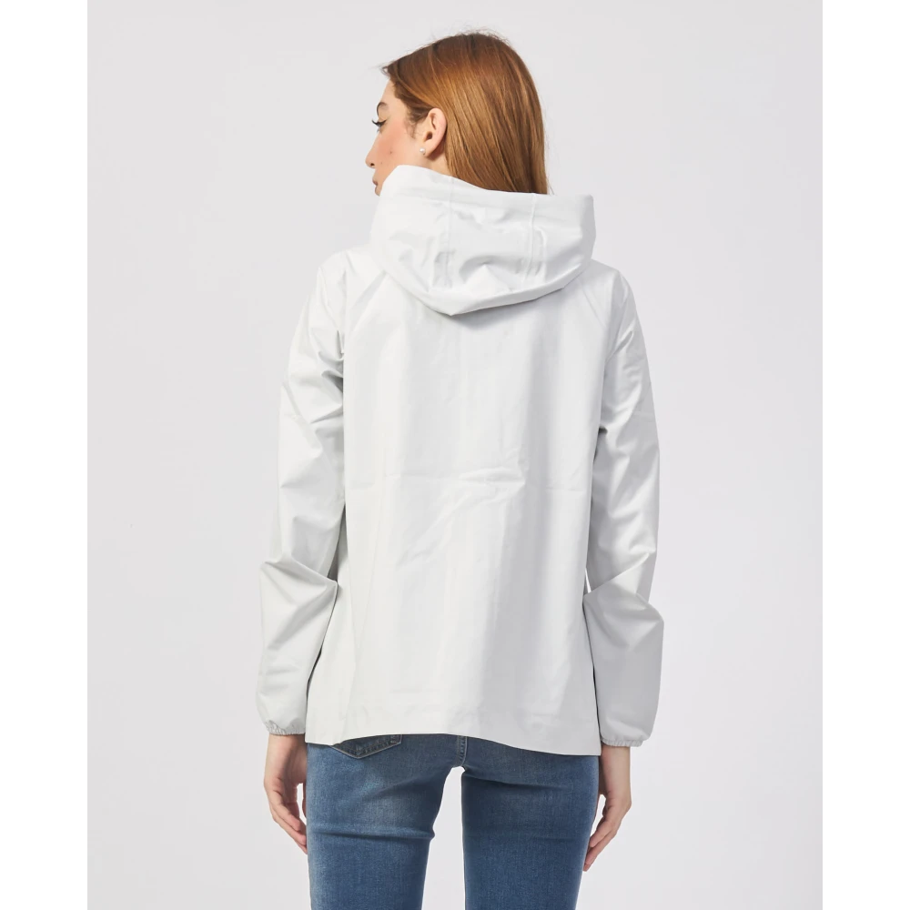 K-way Witte Tussenseizoenjas Marguerite White Dames