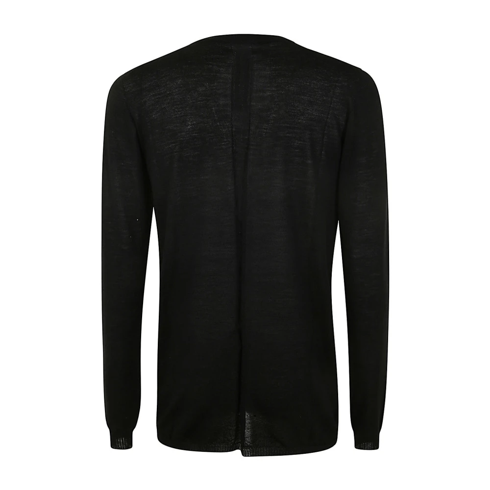 Rick Owens Zwarte Biker Level Sweater Black Heren