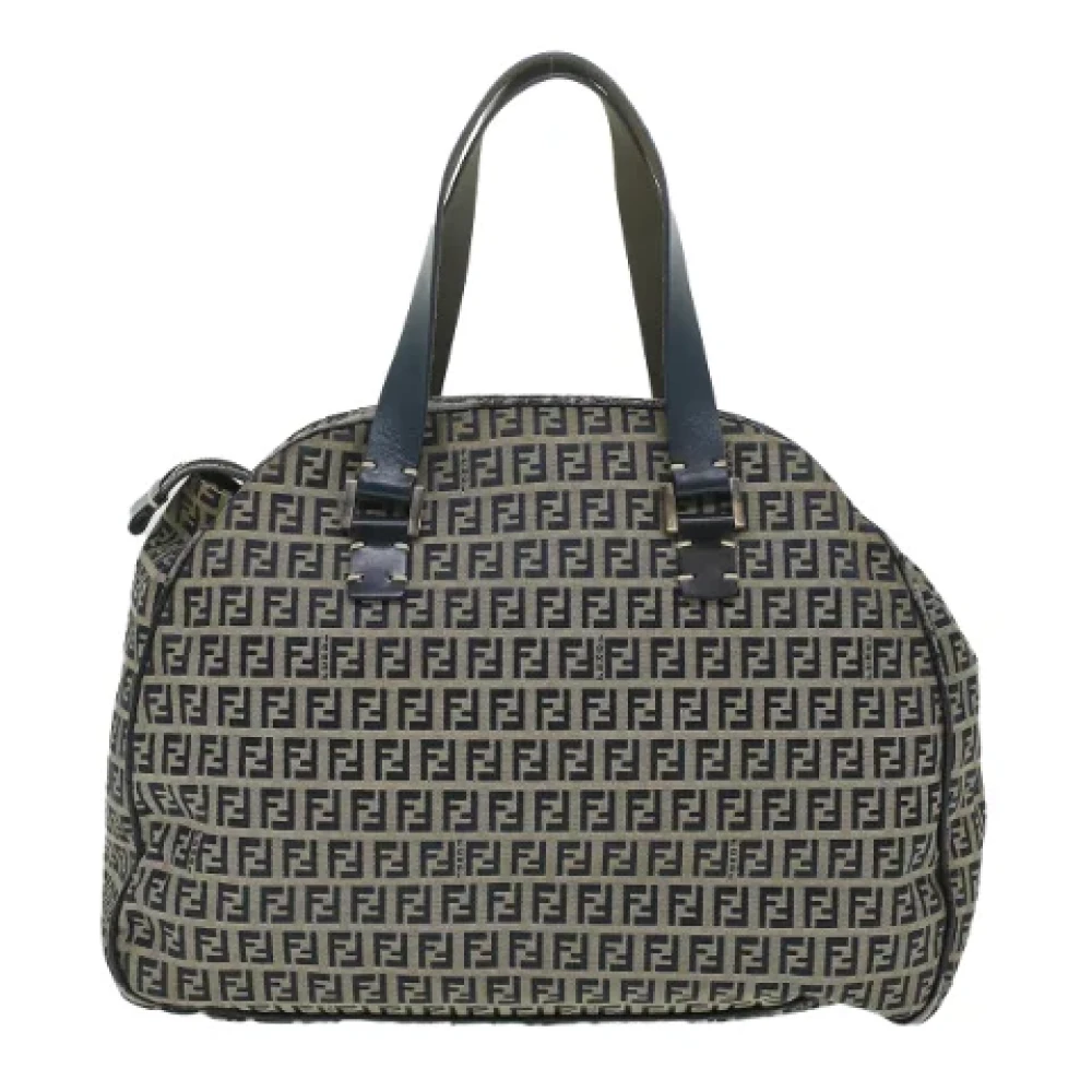 Fendi Vintage Pre-owned Canvas handbags Blue Dames