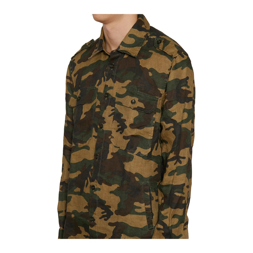 Daniele Alessandrini Stijlvolle Casual Overhemdencollectie Green Heren