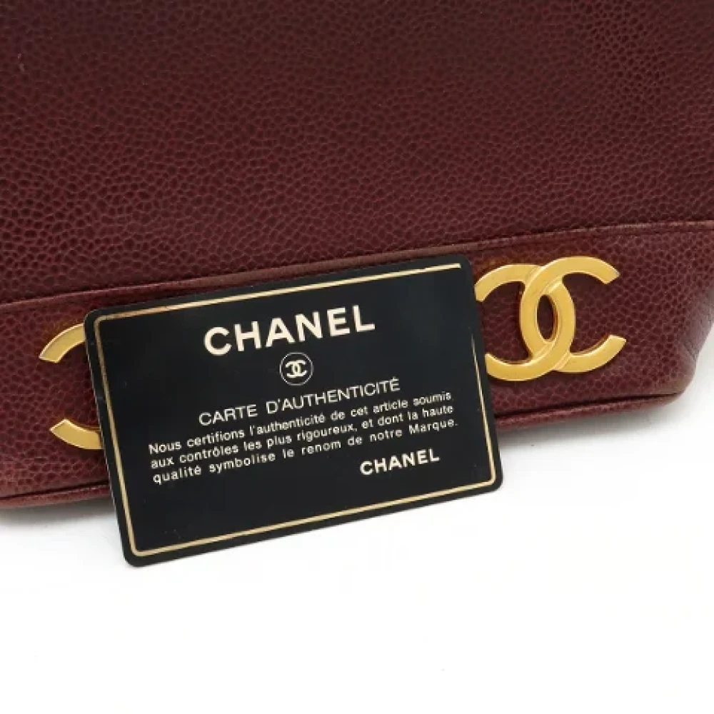 Chanel Vintage Pre-owned Leather chanel-bags Brown Dames
