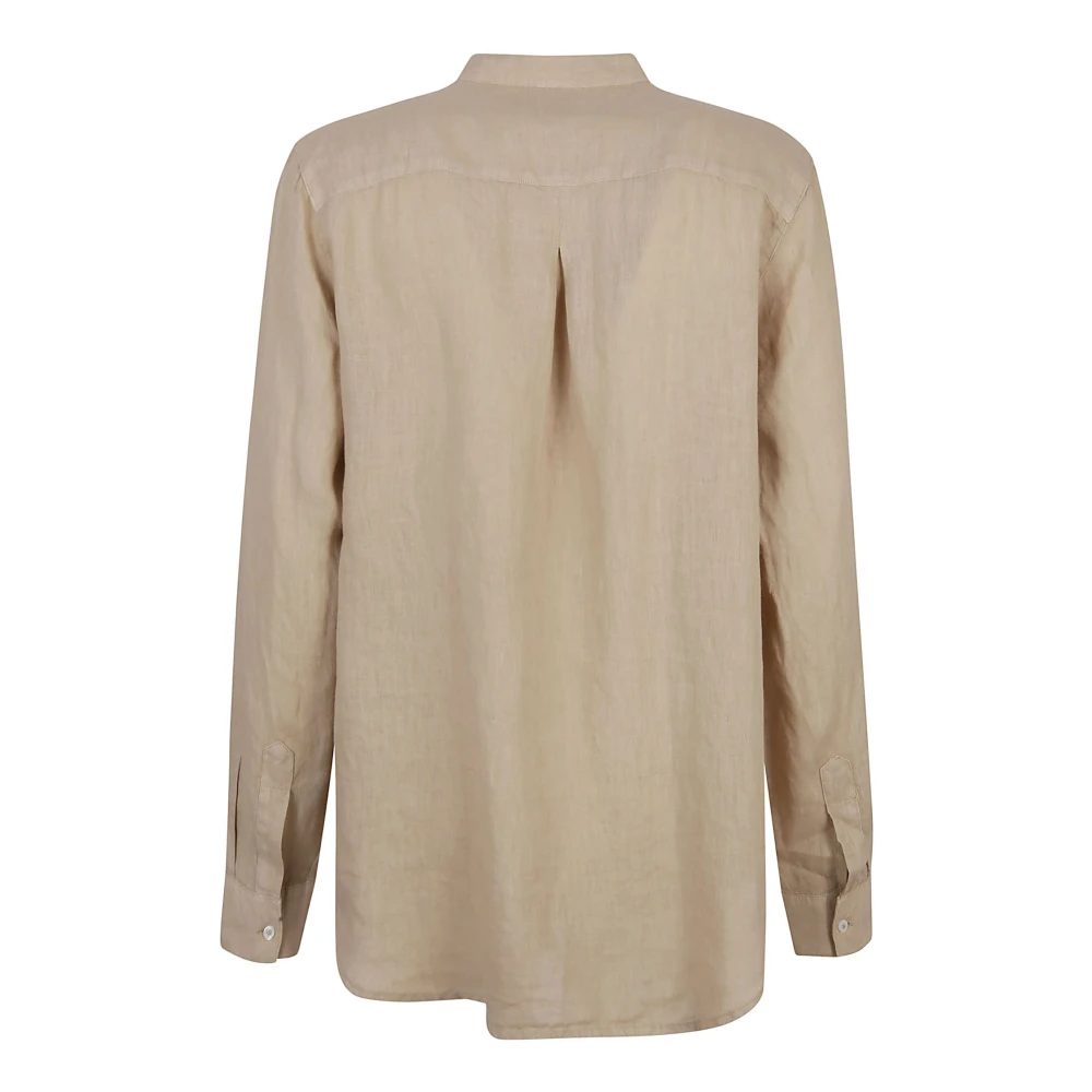 Fay Linnen Beige Overhemd Gemaakt in Italië Beige Dames