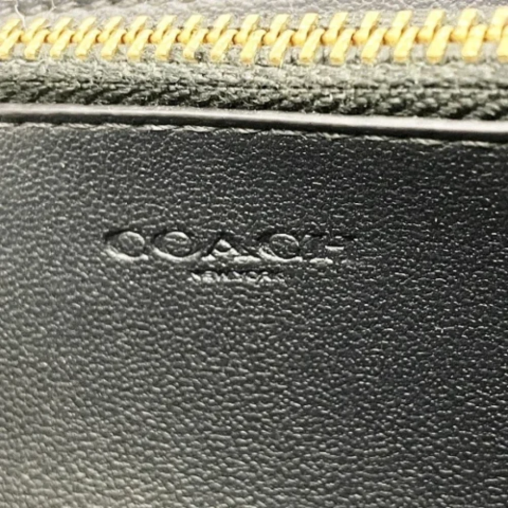 Coach Pre-owned Plastic wallets Blue Dames