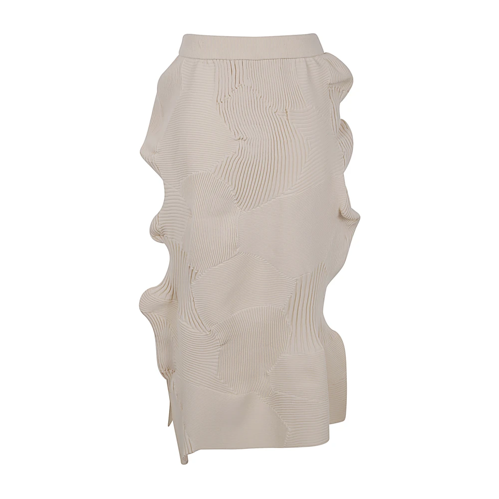 Issey Miyake Flowy Geplooide Rok Beige Dames