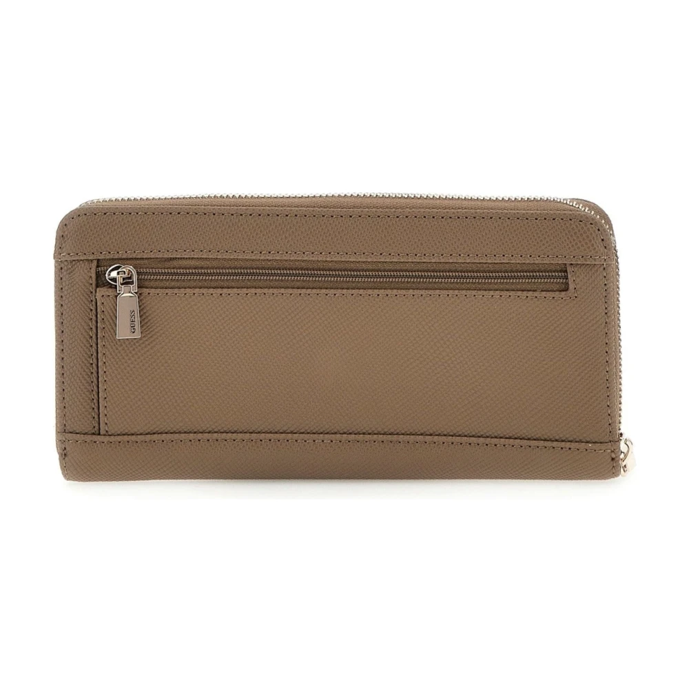 Guess Donker Taupe Laurel Portemonnee voor Vrouwen Beige Dames