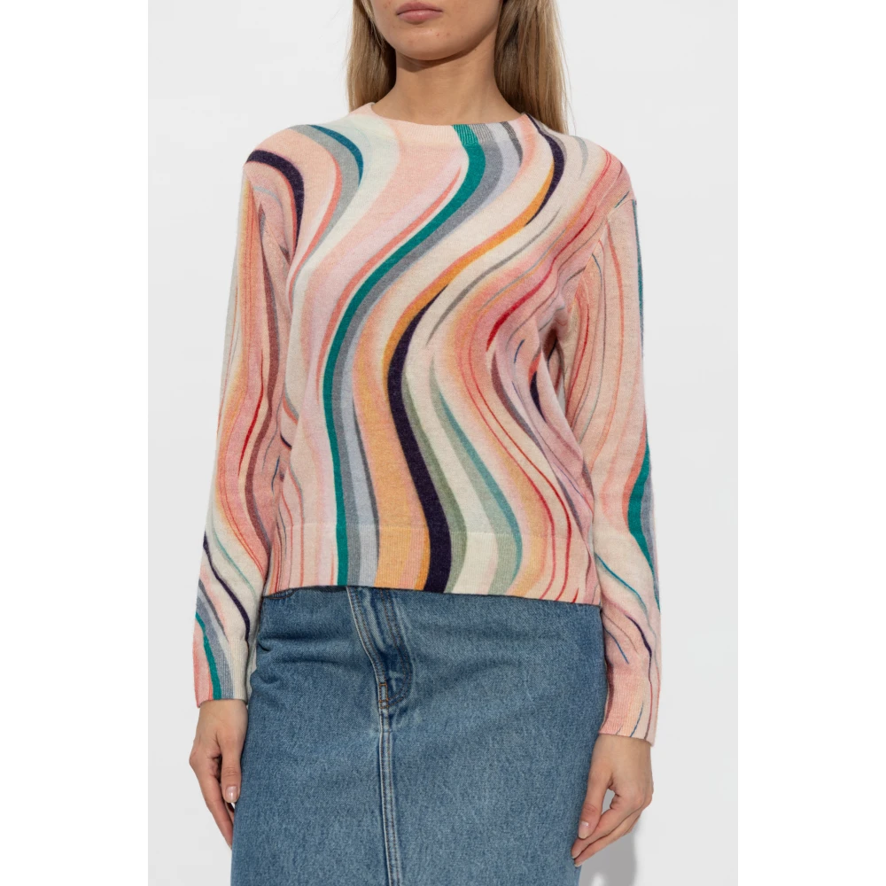 PS By Paul Smith Gebreide trui met patroon Multicolor Dames