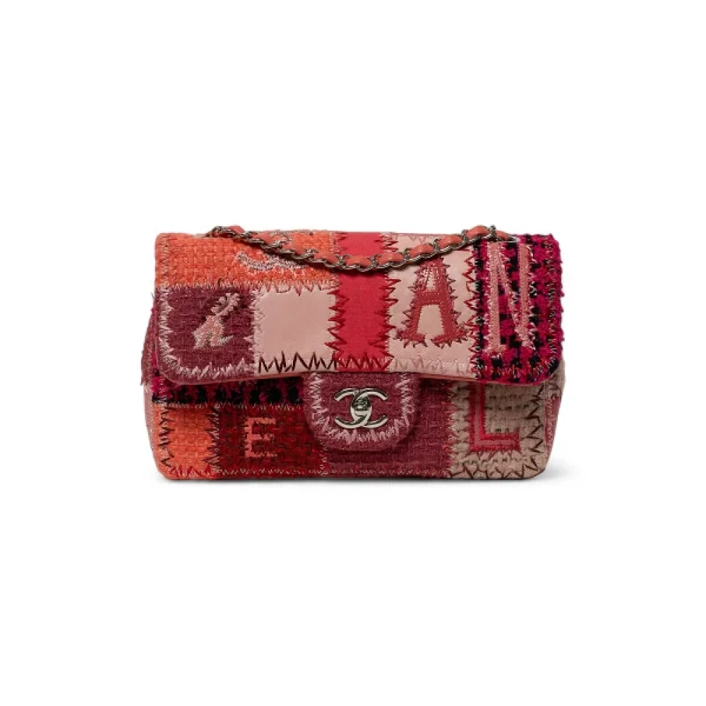Chanel Vintage Pre-owned Fabric chanel-bags Red Dames