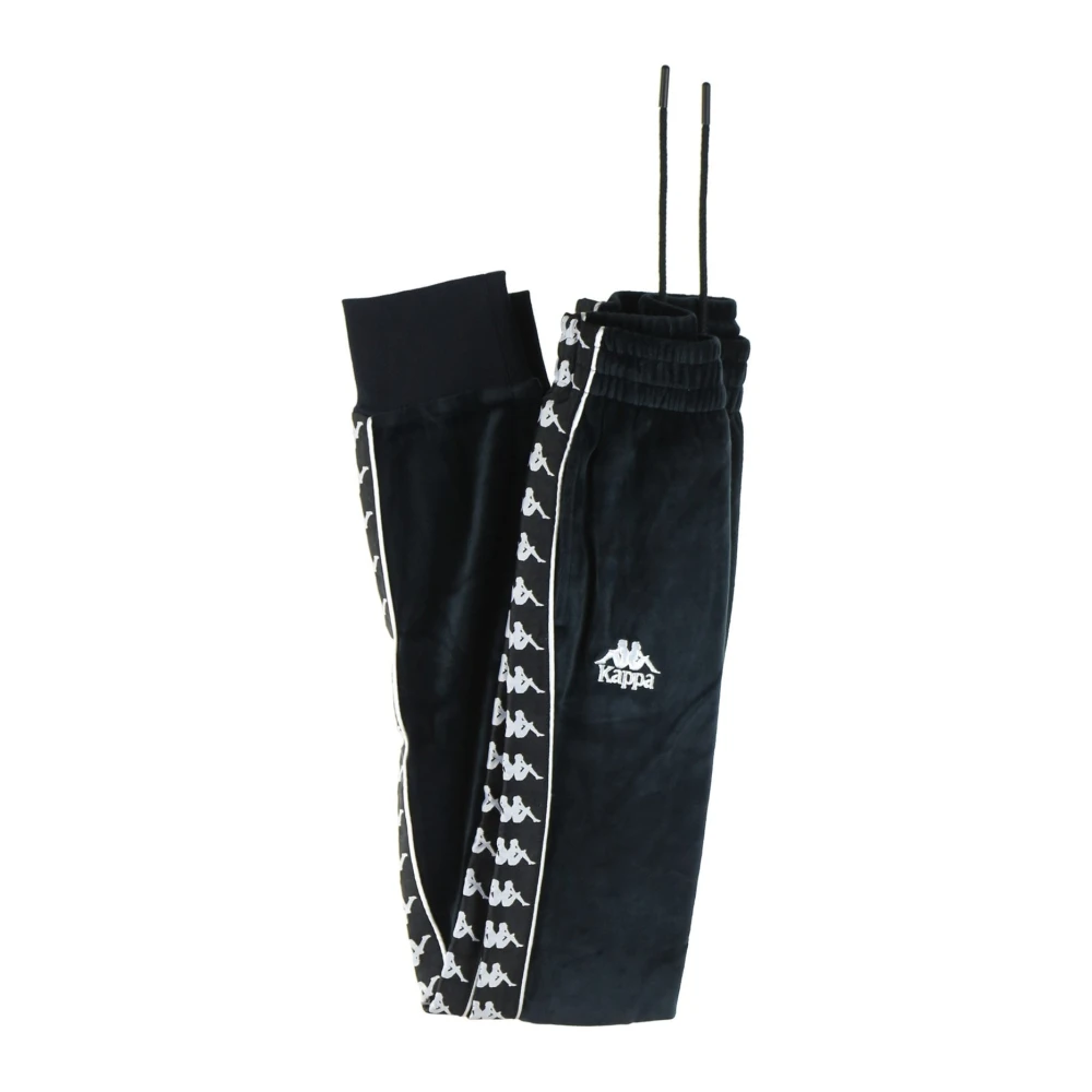 Kappa Heren Zwart Wit Sweatpants Tracksuit Black Heren