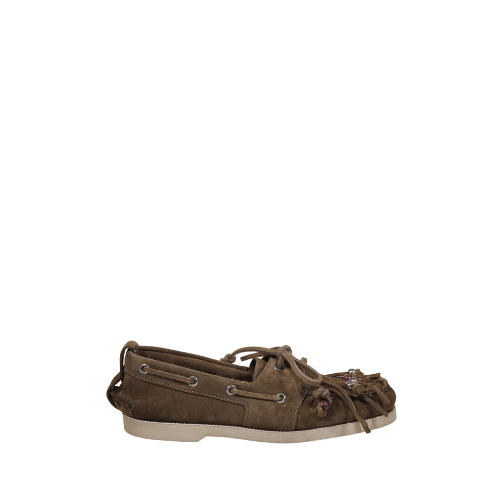 Golden Goose Women's Green Boat Shoes, 5 Uk, Cruise Loafer