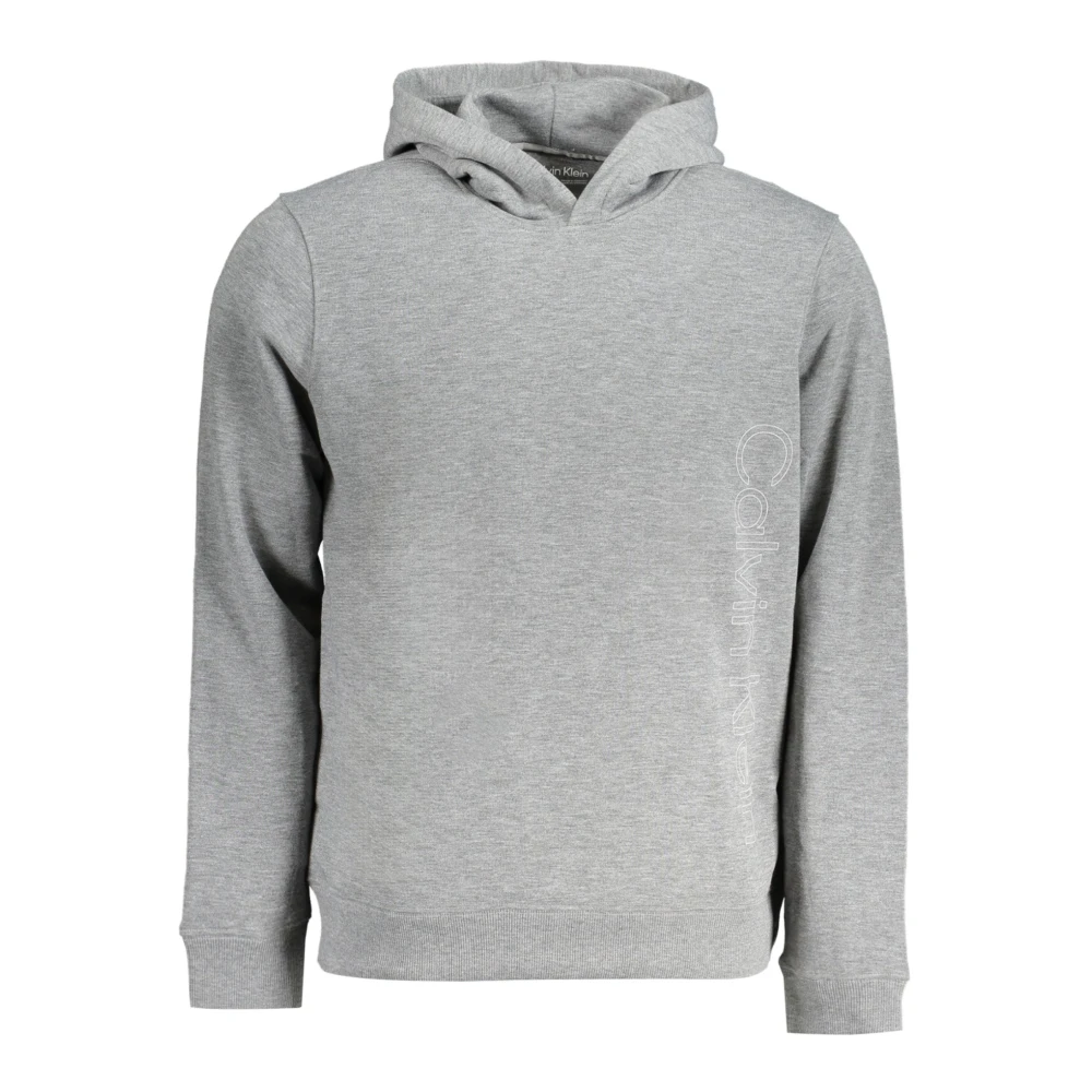 Calvin Klein Sport Hoodie Grijs Lange Mouw Polyester Gray Heren