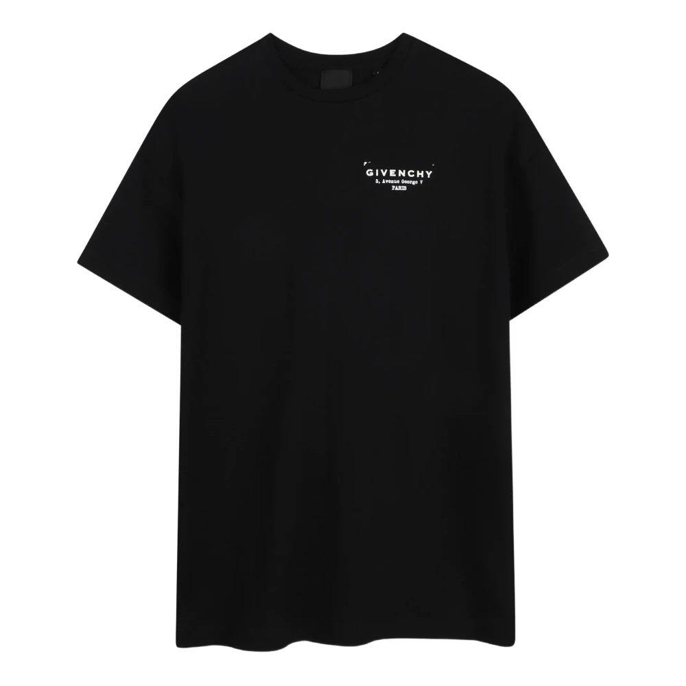 Givenchy Boys Black Kids Short Sleeve T-Shirts, 12 Y, Logo Cotton T-Shirt