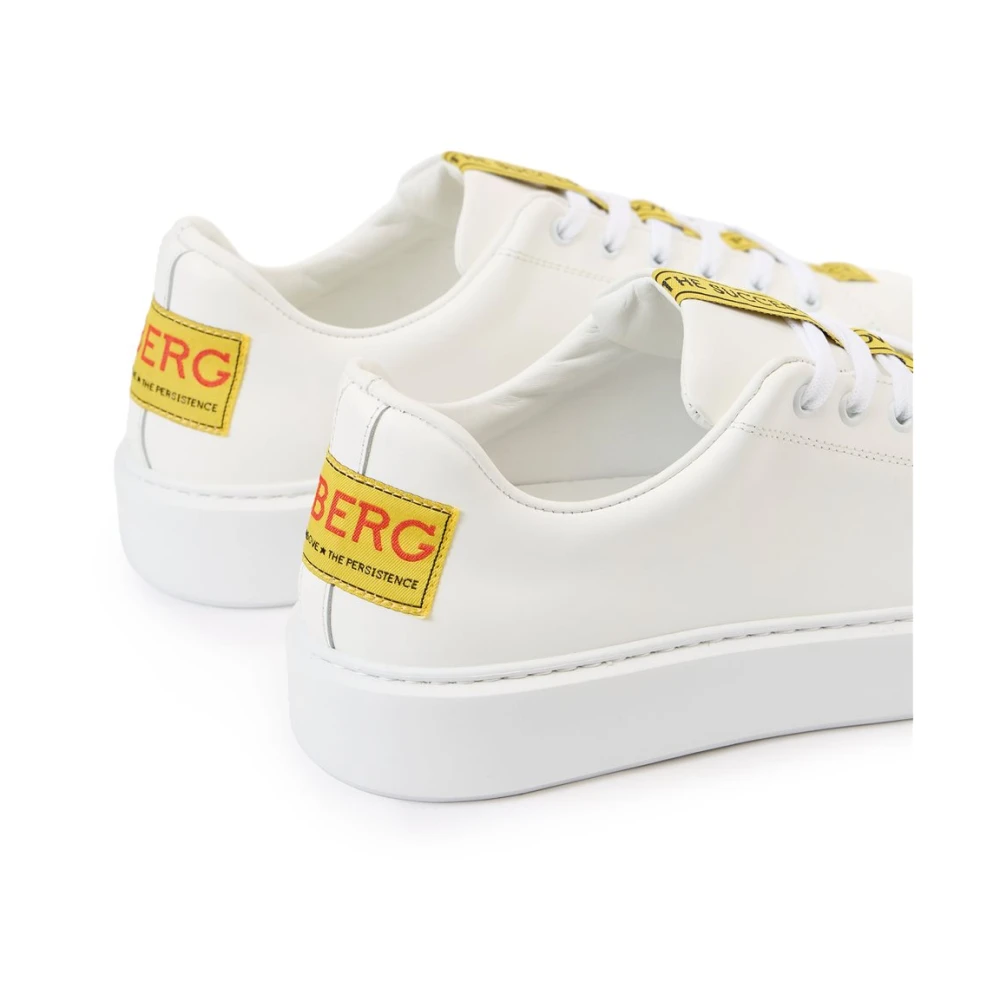 Iceberg Witte lage sneakers met XL zool White Heren