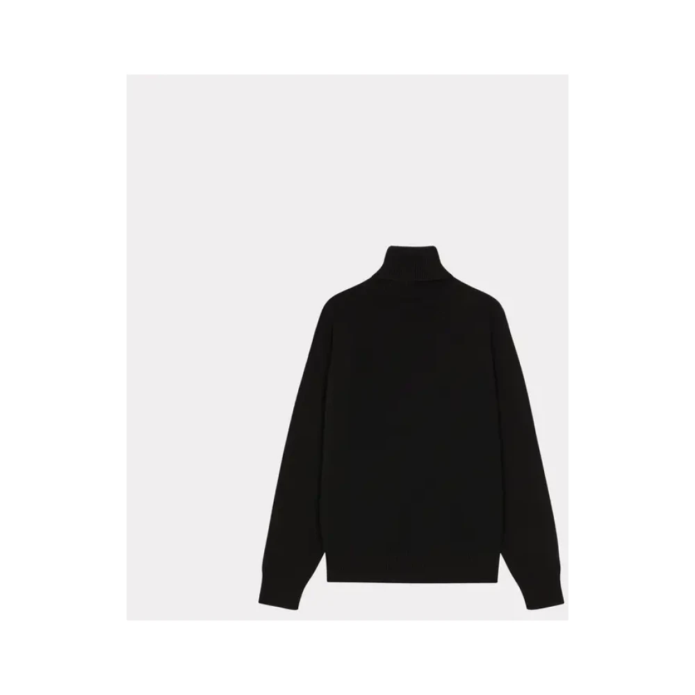 Kenzo Zwarte coltrui met Boke Flower embleem Black Heren