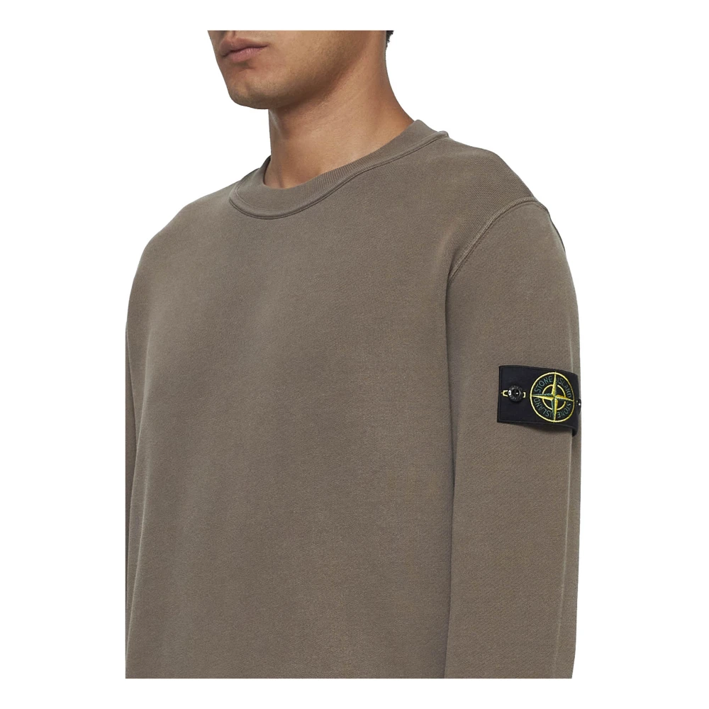 Stone Island Bruine Sweater Collectie Brown Heren
