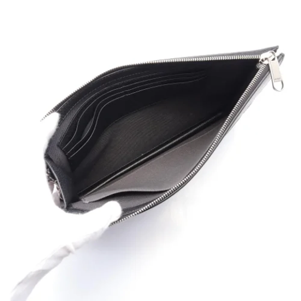 Gucci Vintage Pre-owned Leather gucci-bags Black Heren