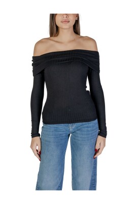 tops-and-t-shirt-en-viscose-noire