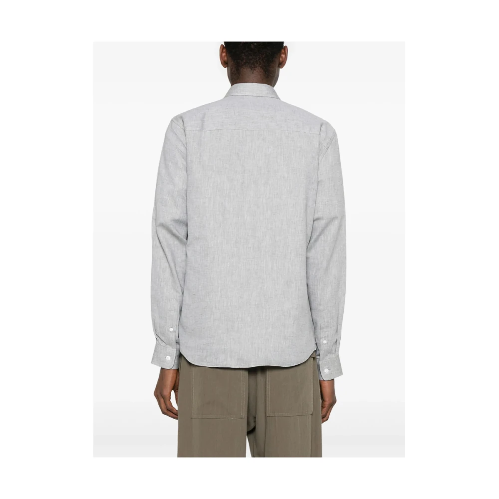 Maison Labiche Knopen Grijs Shirt Gray Heren