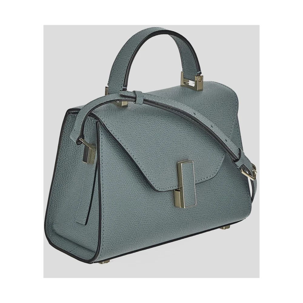 Valextra Leren Micro Tas Blue Dames