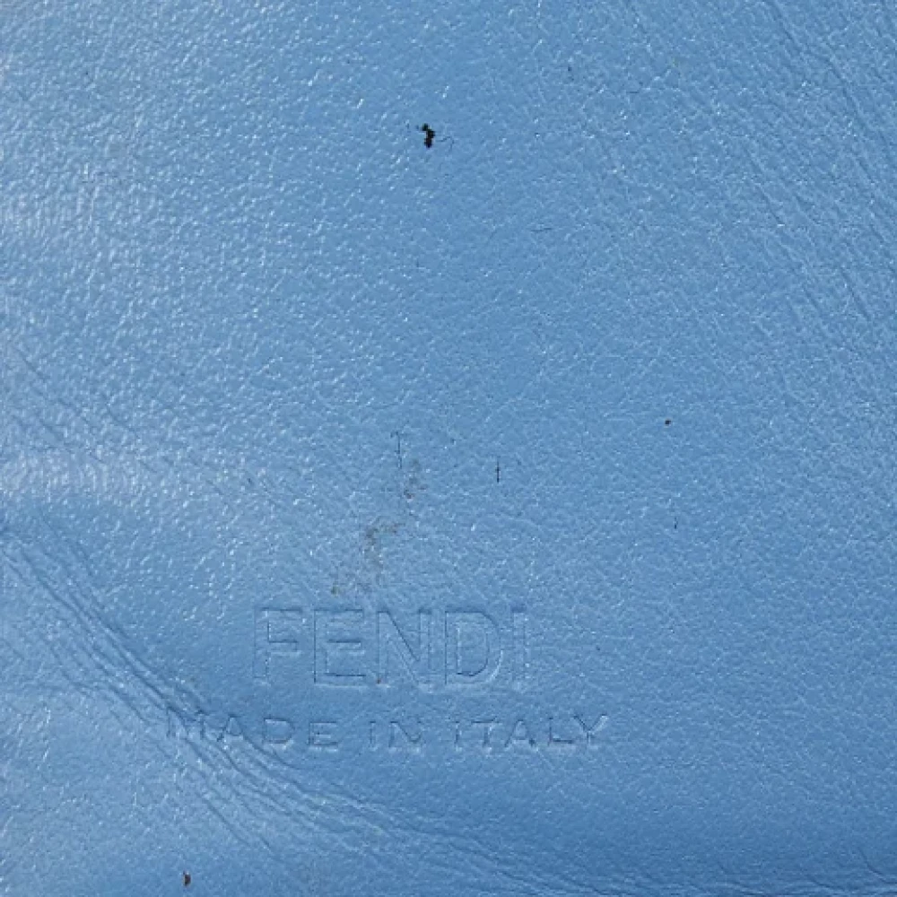 Fendi Vintage Pre-owned Leather wallets Gray Dames