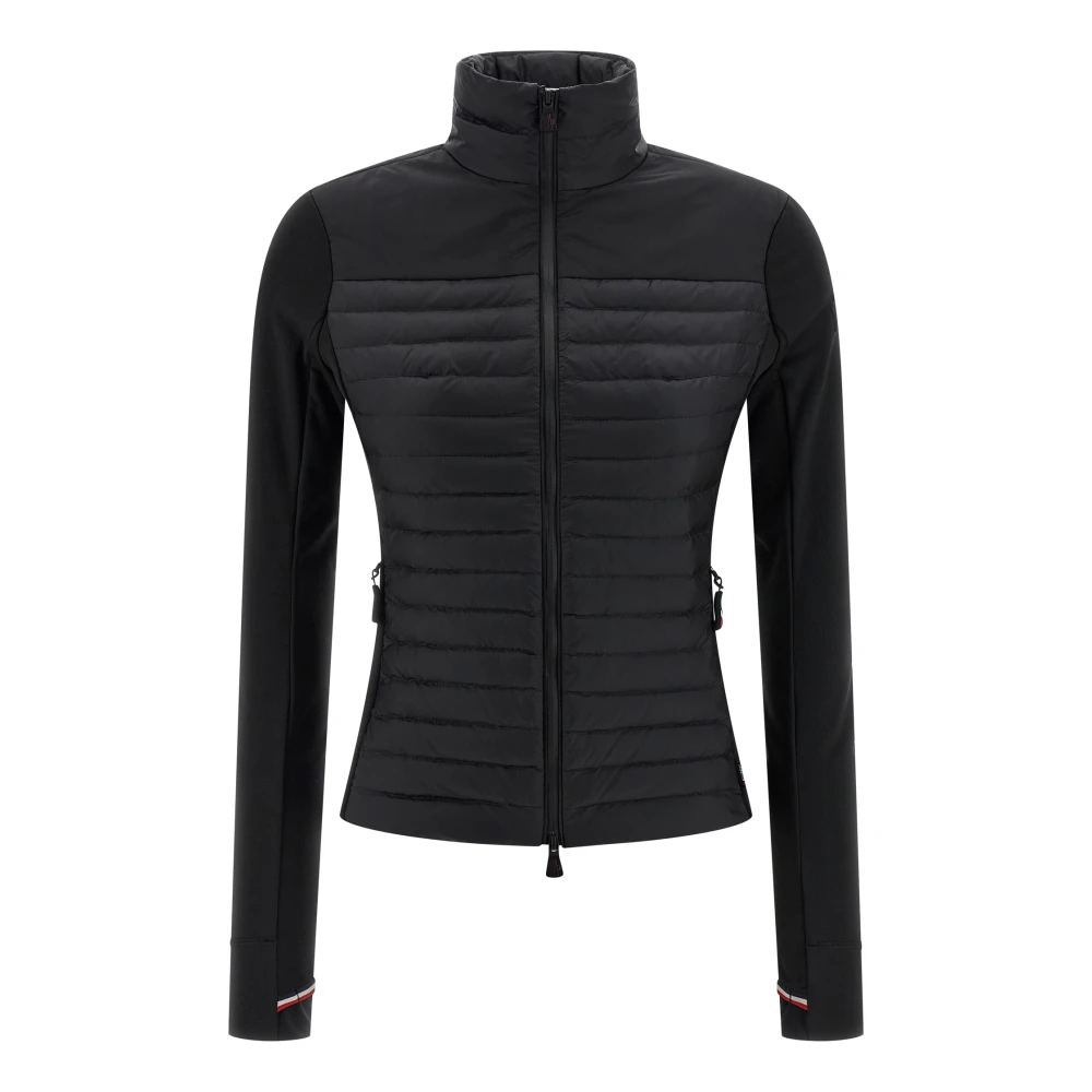 Moncler Women's Black Polartec Cardigan - Winter Jackets - M - Jackets