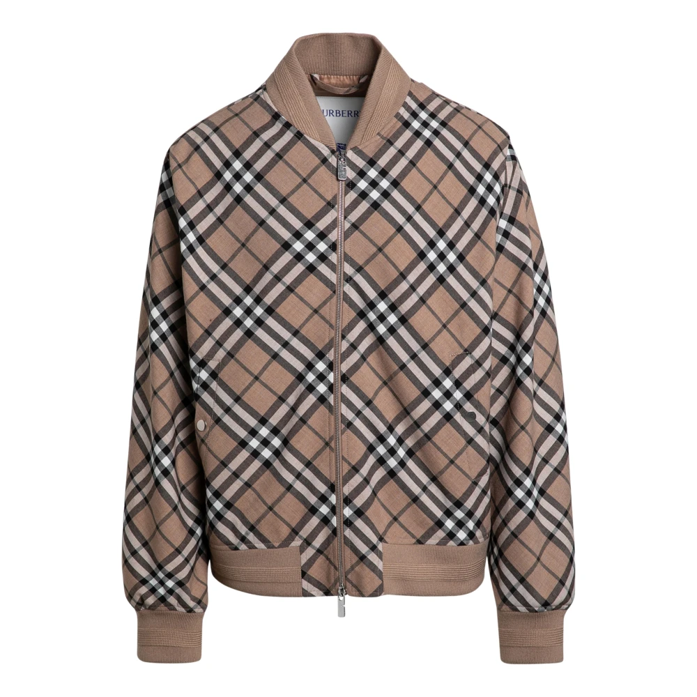 Burberry Gewatteerde Jas Brown Heren