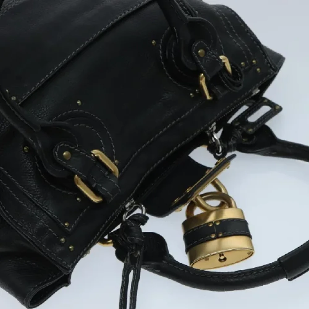 Chloé Pre-owned Leather handbags Black Dames